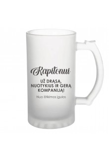 Matinis alaus bokalas "Kapitonas"